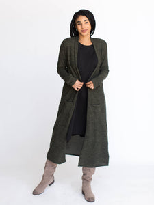 Duster Black and Olive Brushed