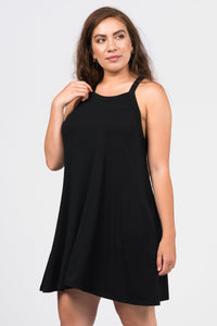 Keyhole Tunic Black