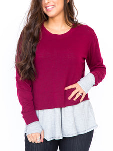 Pullover Oxblood