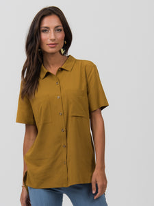 Button Down Pockets Wheat